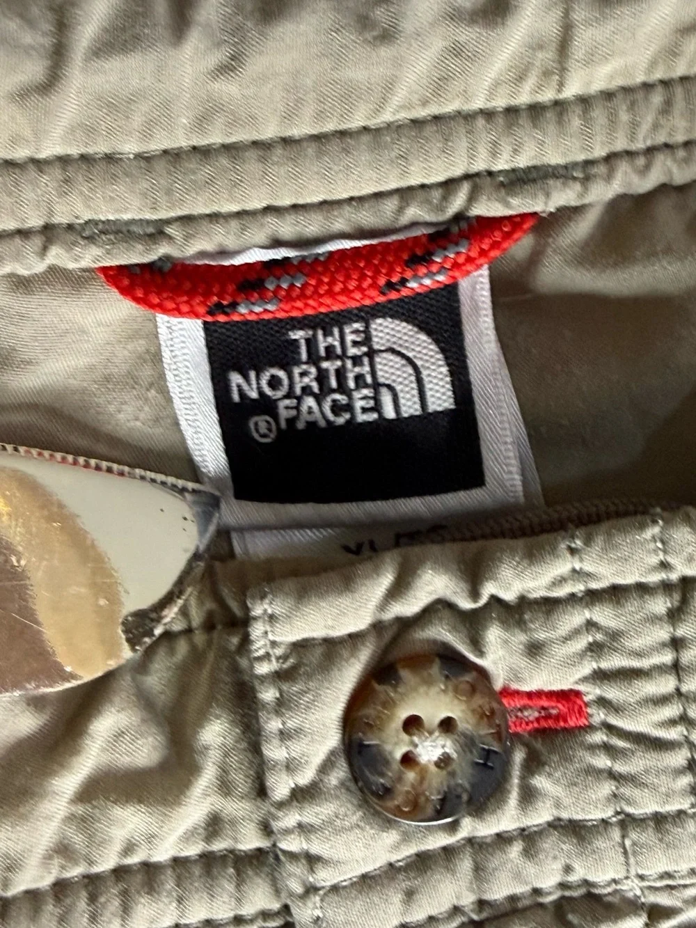 The North Face Khaki Cargo Zip Away “Shorts Only” XL